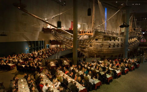 meeting dinner around the Vasa Ship