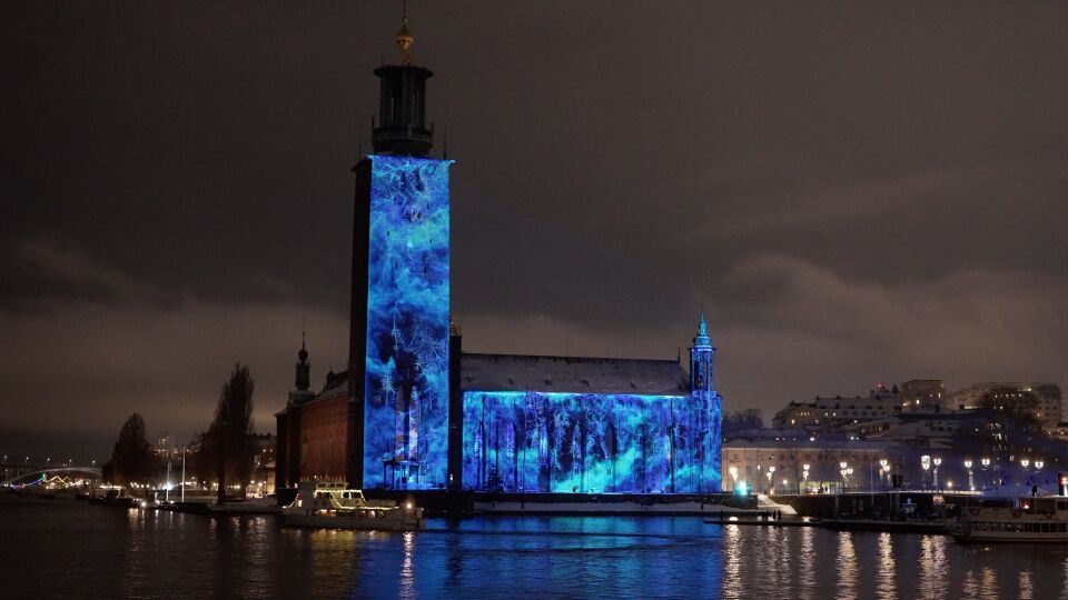 Nobel Lights meeting City Hall Stockholm